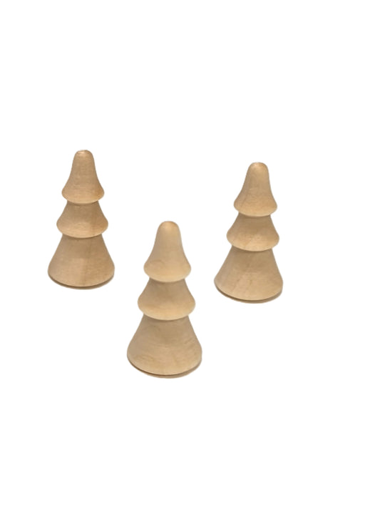 Tanne gedrechselt aus Buche 20mm Höhe