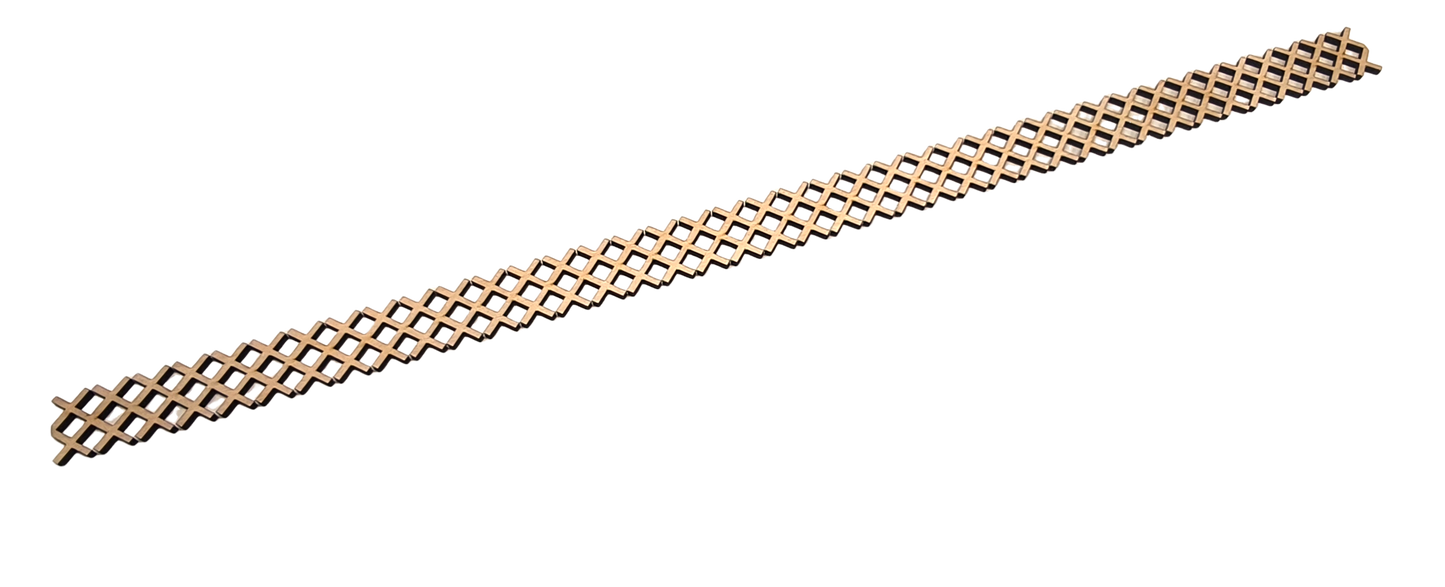 Zaun Sperrholz Höhe 22mm  430mm Länge