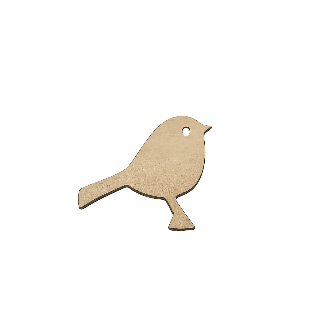 Bastelmotiv "Vogel" Sperrholz Miniatur