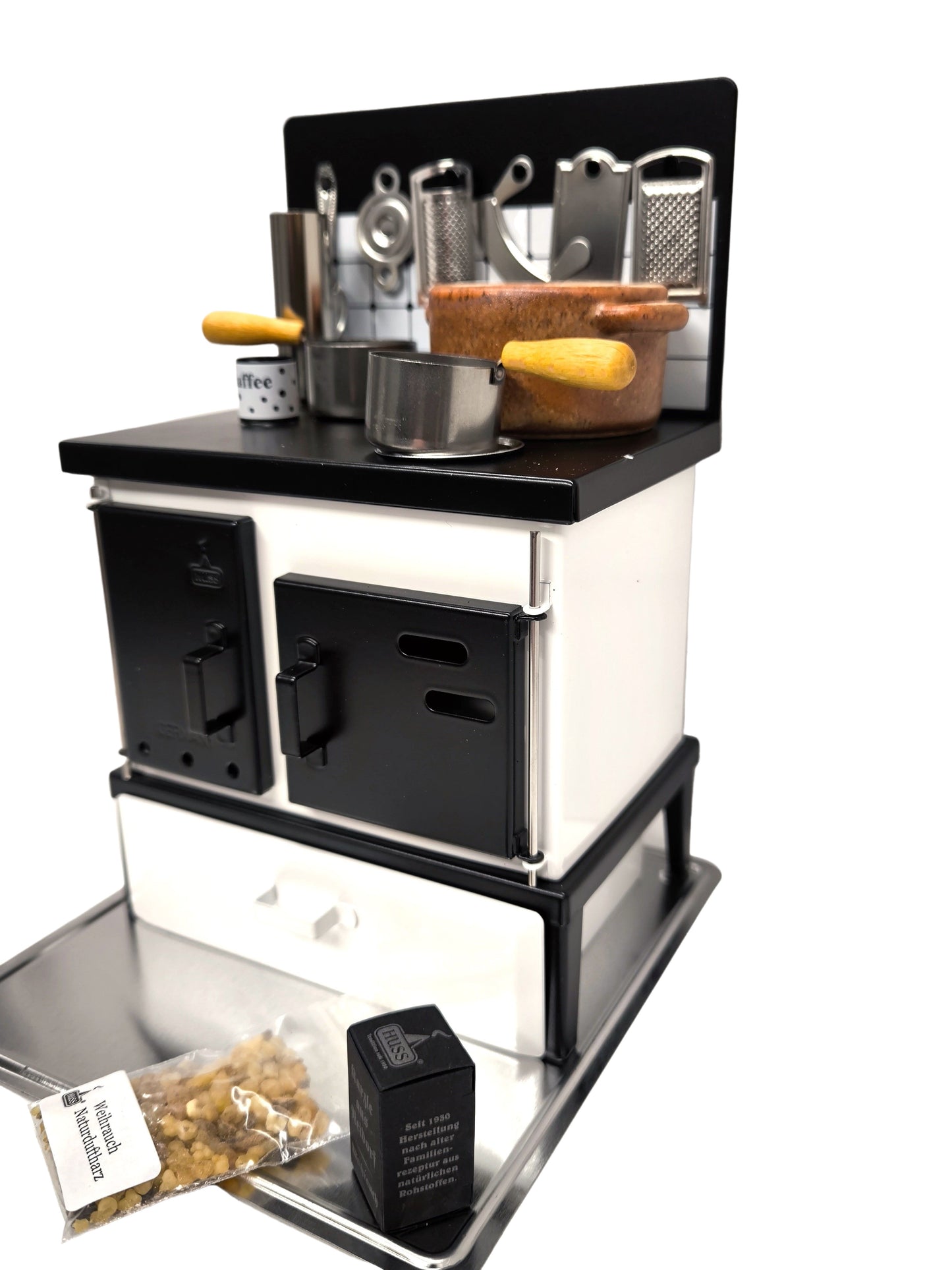 HUSS® Küchenherd „Der Attraktive“ - Blech Räucherofen für Räucherkerzen