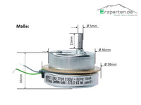 Elektromotor Mörz 220V inkl. Kupplung - 3 U/min verschiedene Größen