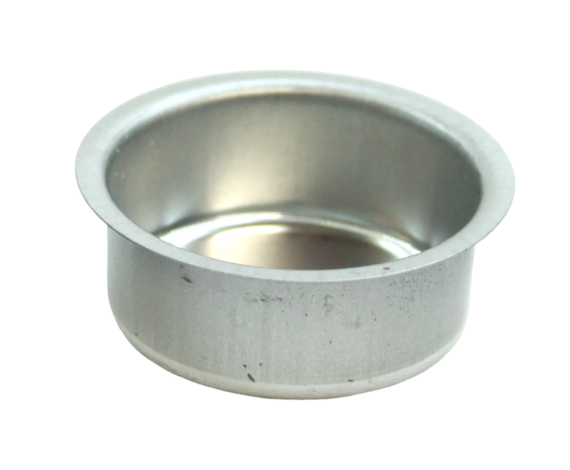 Teelicht Blecheinsatz / Kerzentülle / Lichtertülle Weißblech - Größe Ø 40mm H 18mm