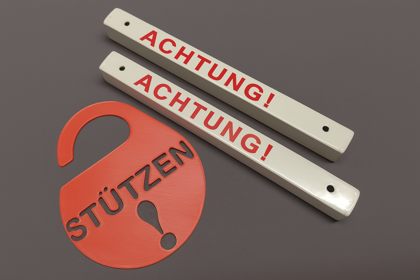 Heckklappen "Stop" Unterstützung / Dämpfersperre für die T5 Heckklappe 210mm