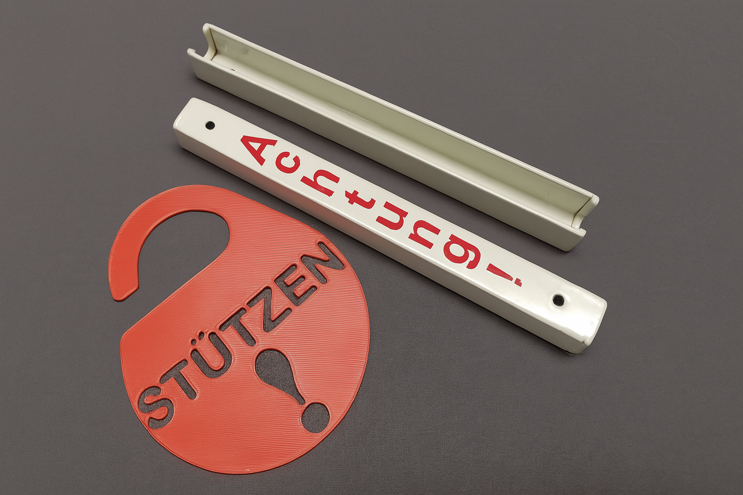 Heckklappen "Stop" Unterstützung / Dämpfersperre für die T5 Heckklappe 210mm