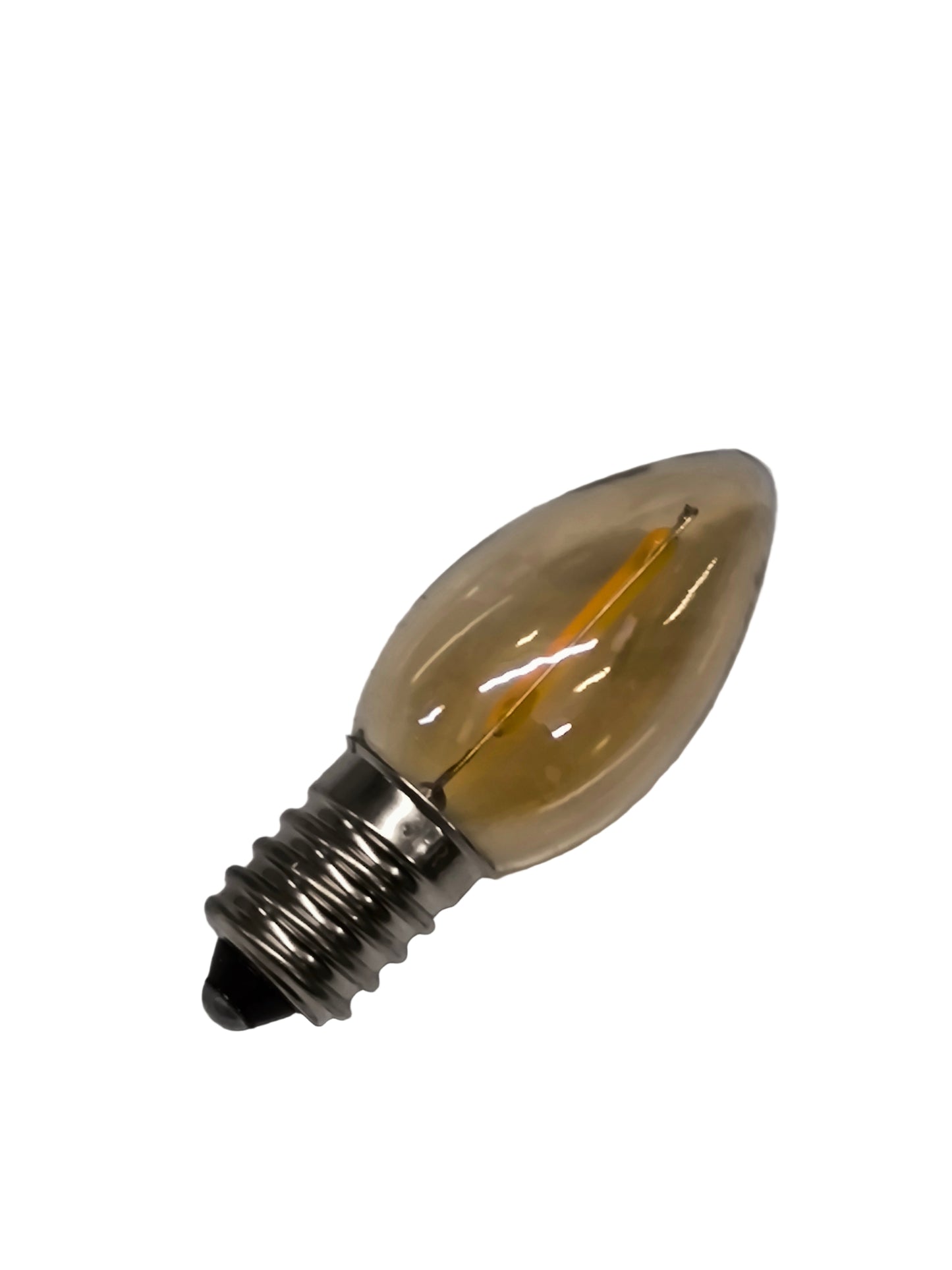 Kerzenlampe LED E14 0,5W 230V warmweiß gold