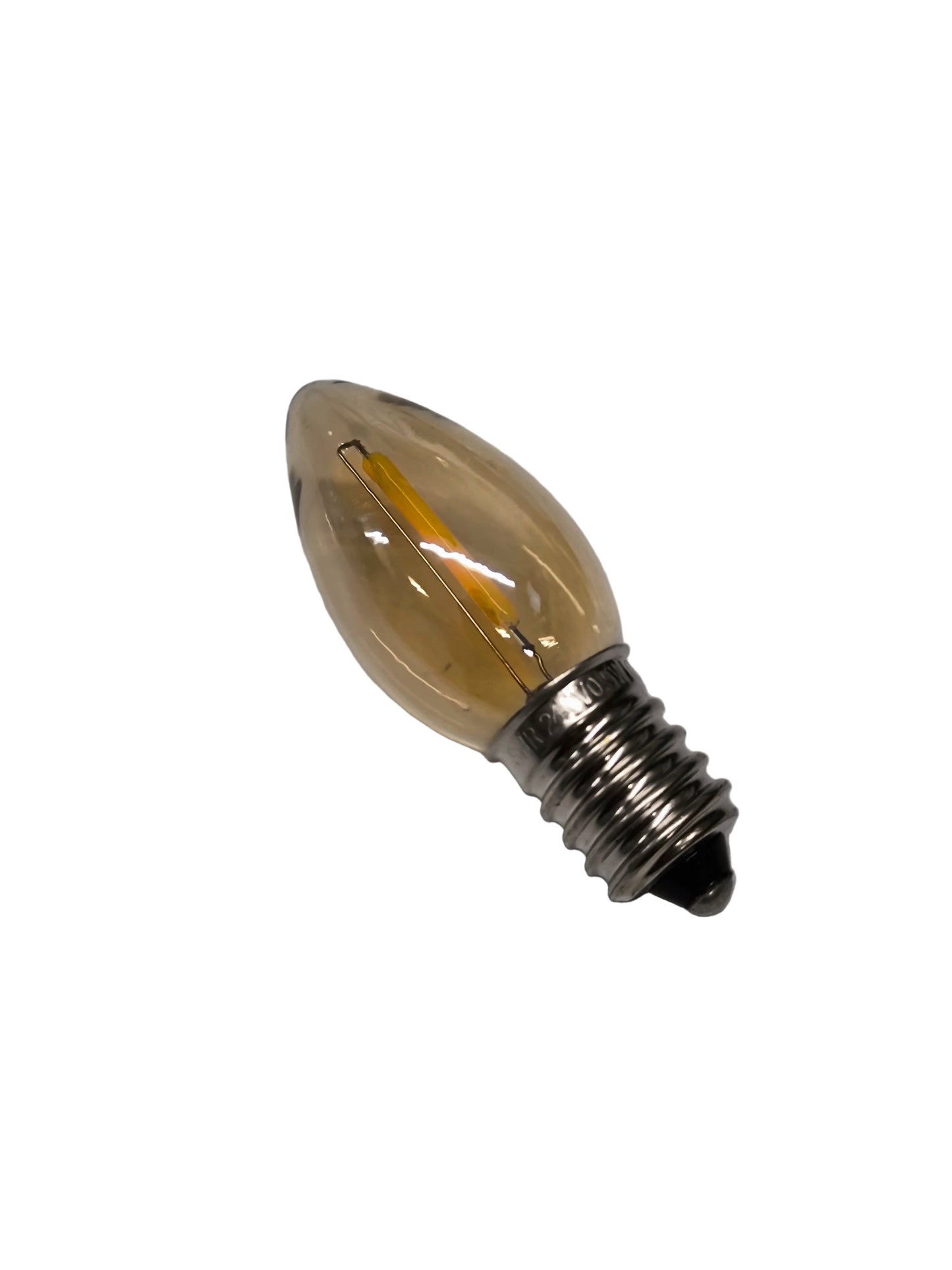 Kerzenlampe LED E14 0,5W 230V warmweiß gold