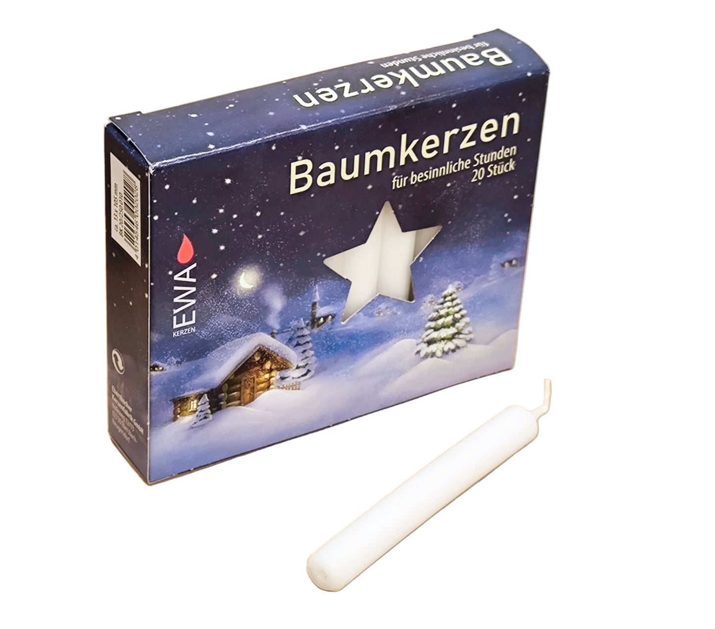 20er Pack feine Baumkerzen EWA aus Sachsen sehr gute Qualität