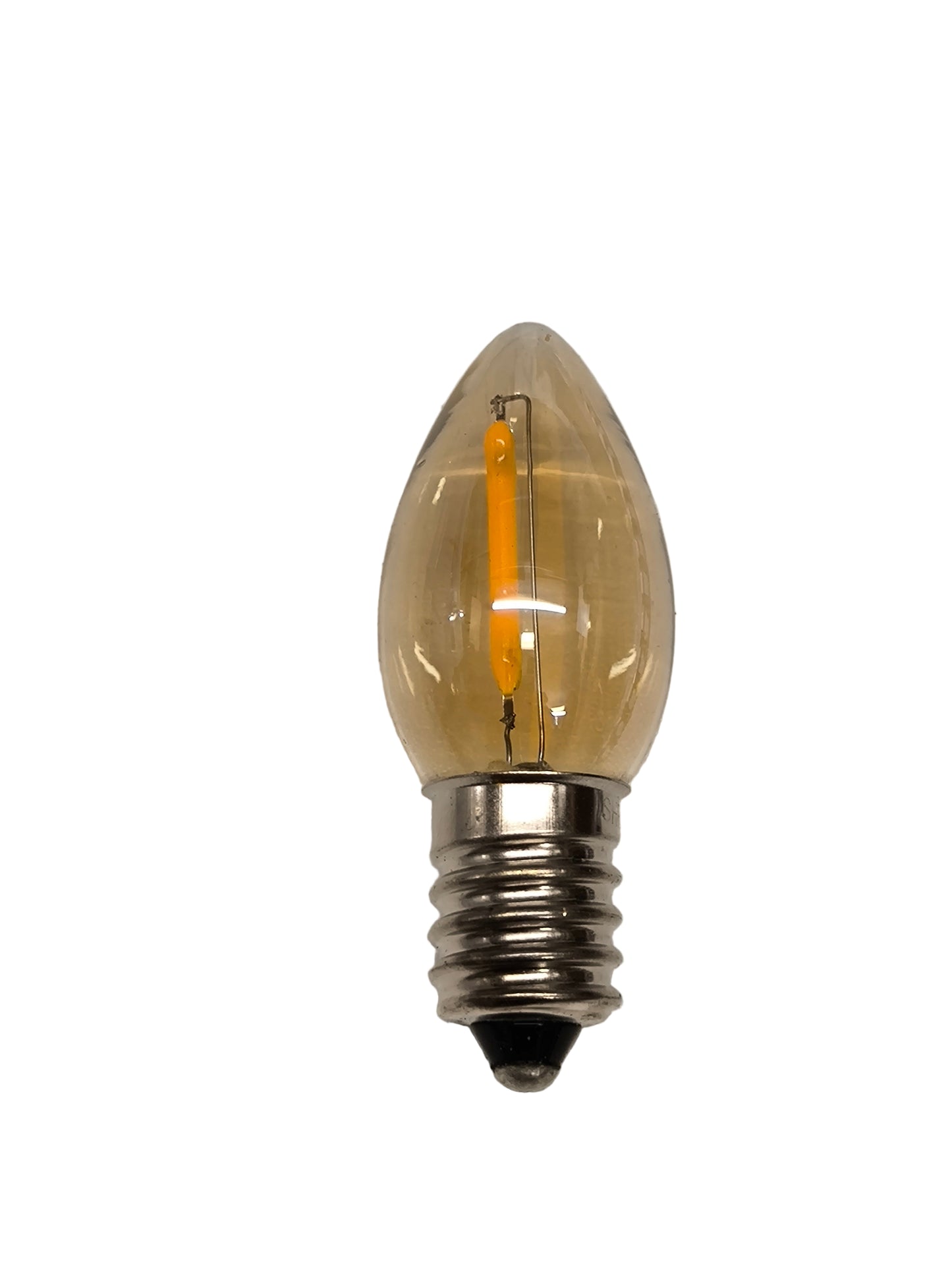 Kerzenlampe LED E14 0,5W 230V warmweiß gold