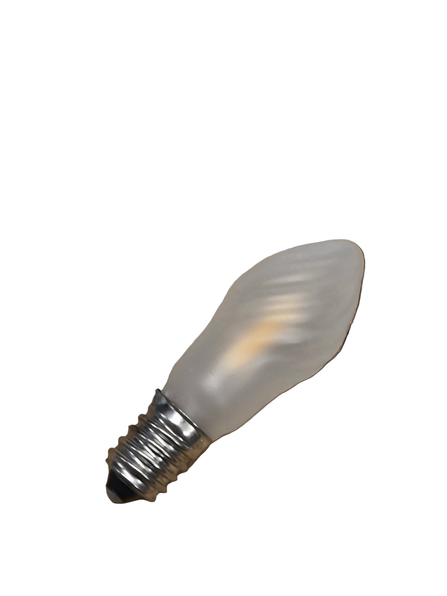 Kerzenlampe gedreht LED E14 1W 230V warmweiß