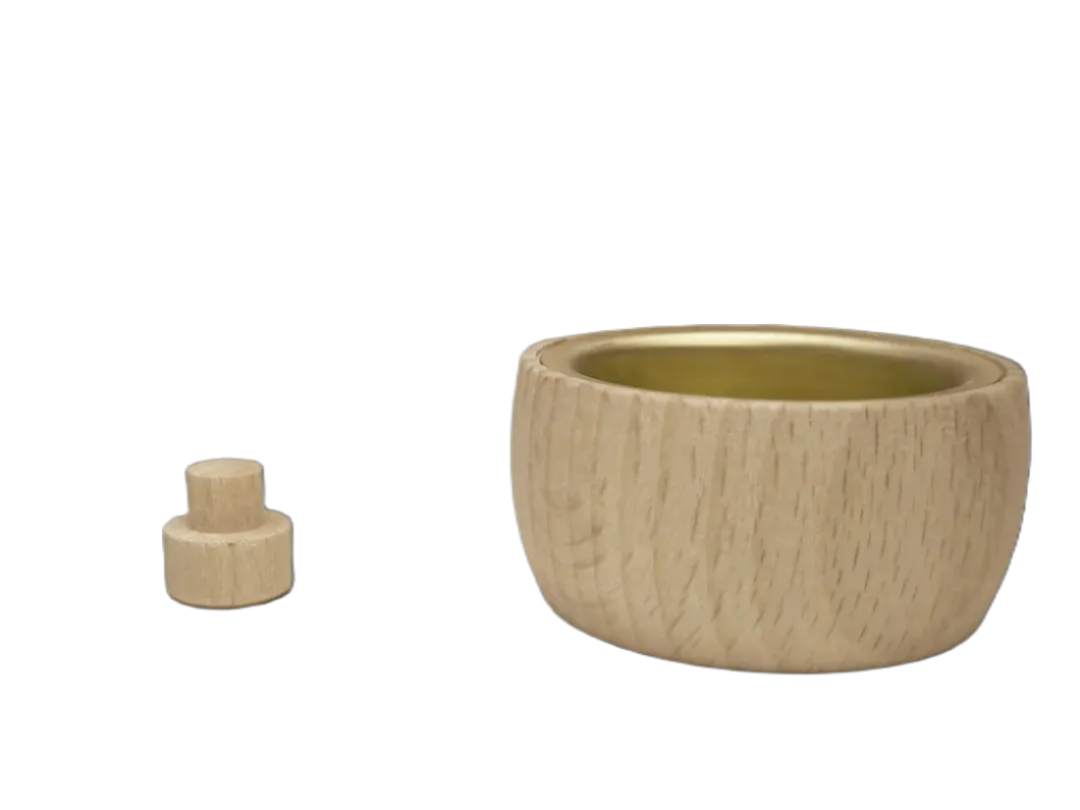 Lichtertülle Teelicht komplett Ø 42mm mit Messingeinsatz und Adapter