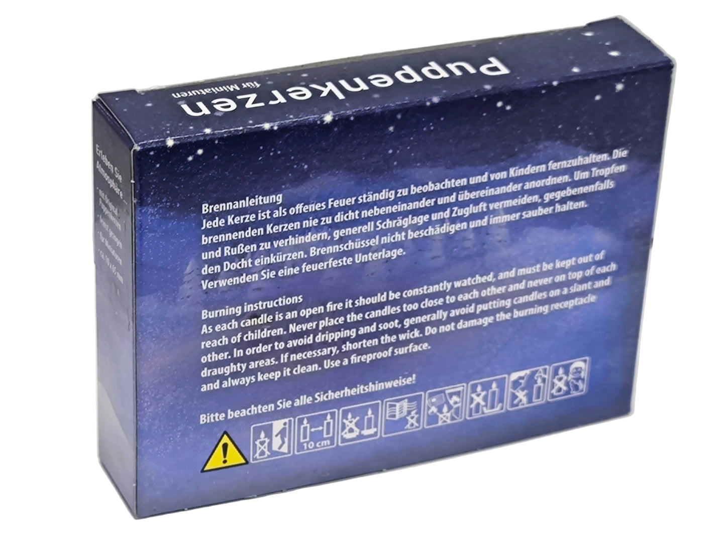 40er Pack hochwertige Puppenkerzen EWA aus Sachsen für Miniaturen