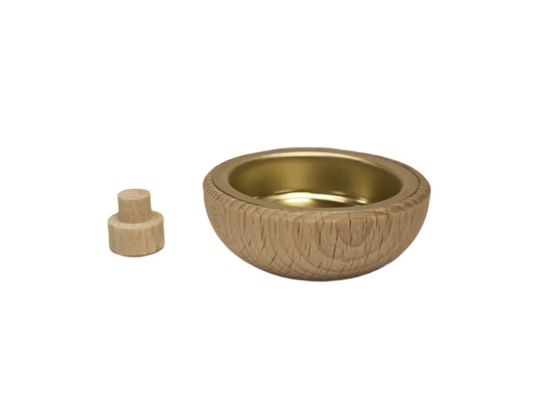 Lichtertülle Teelicht komplett Ø 42mm mit Messingeinsatz und Adapter