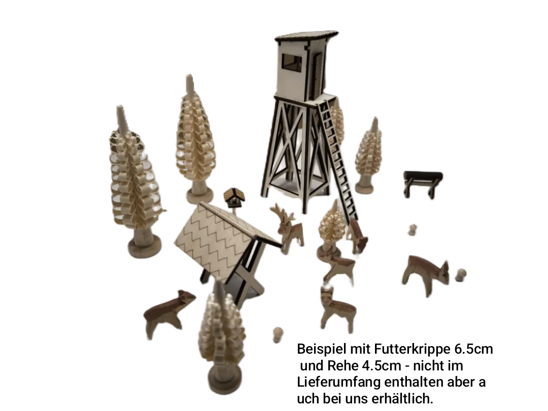 Hochstand / Jägerhochsitz aus Holz 150mm