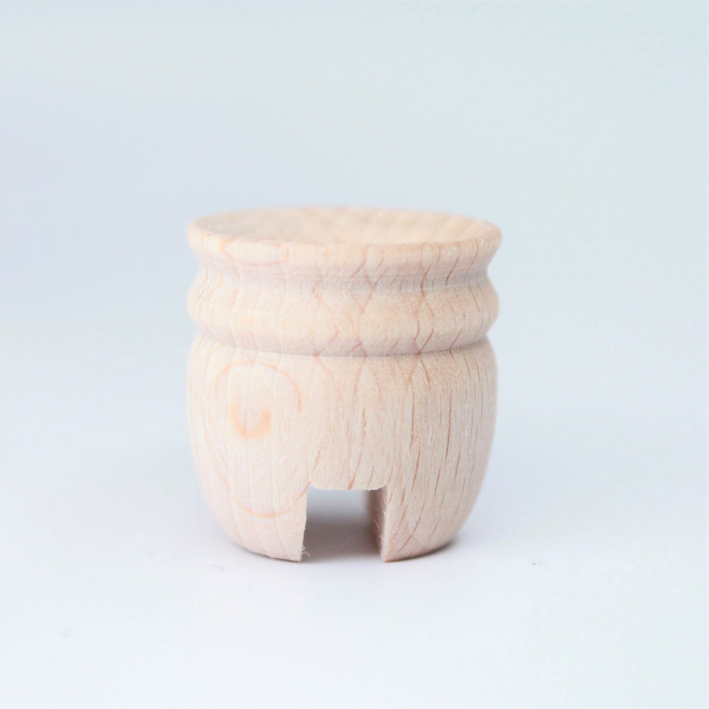 Lichtertülle Buche Ø 14mm - Nut 6mm + gebohrt Ø 5mm - V7