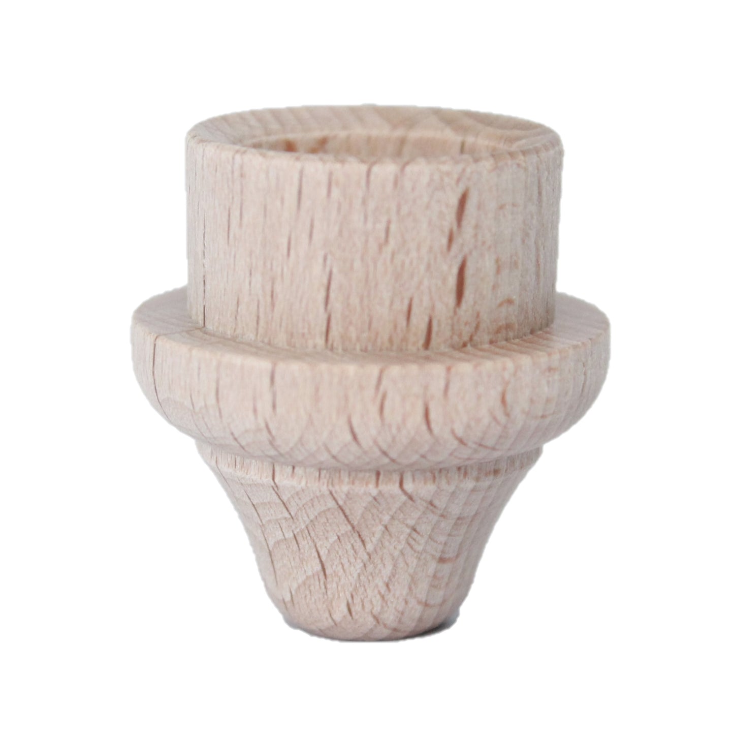 Lichtertülle Buche Ø 17mm - ohne Nut - V21