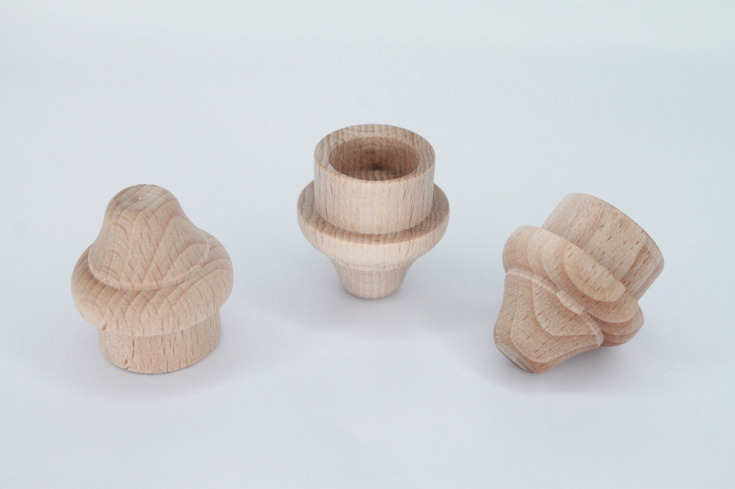 Lichtertülle Buche Ø 17mm - ohne Nut - V21