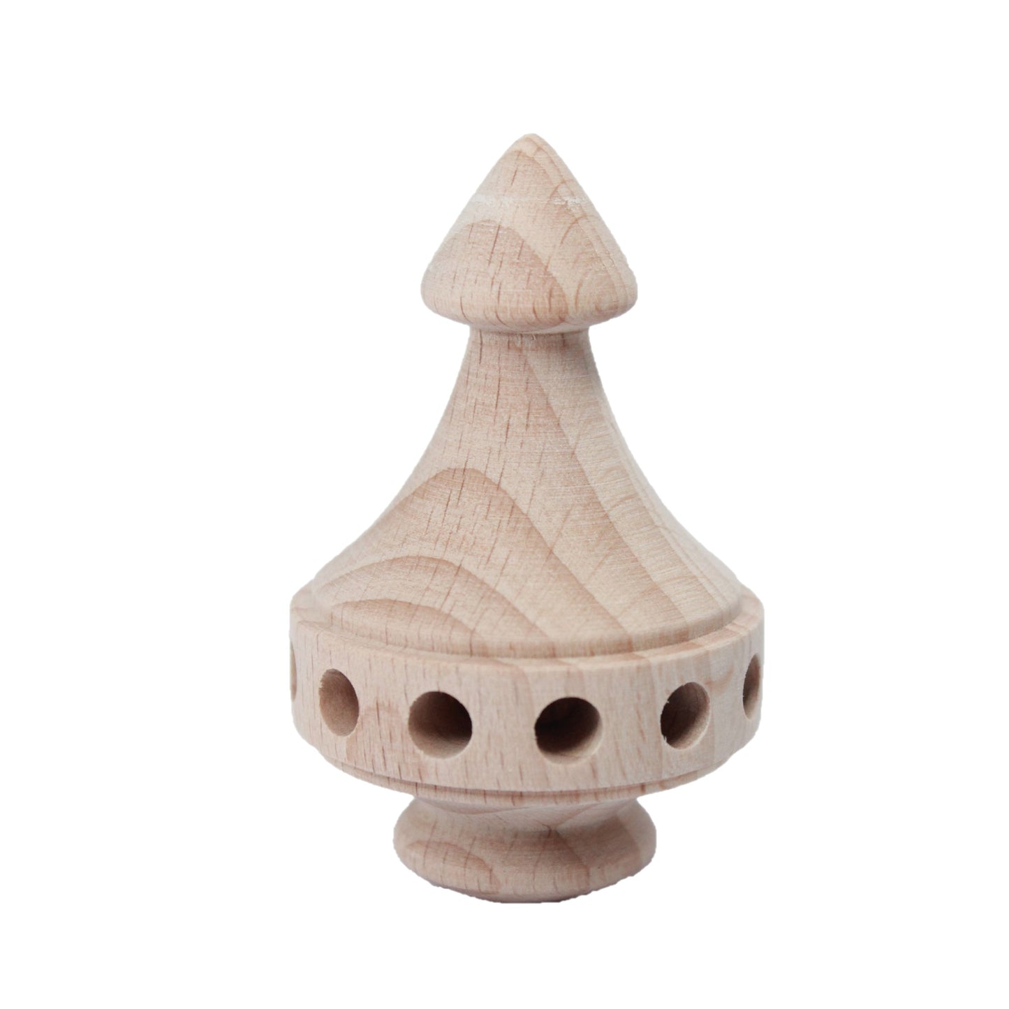 Pyramidenkopf Buche Ø 45mm - 12 Löcher - groß