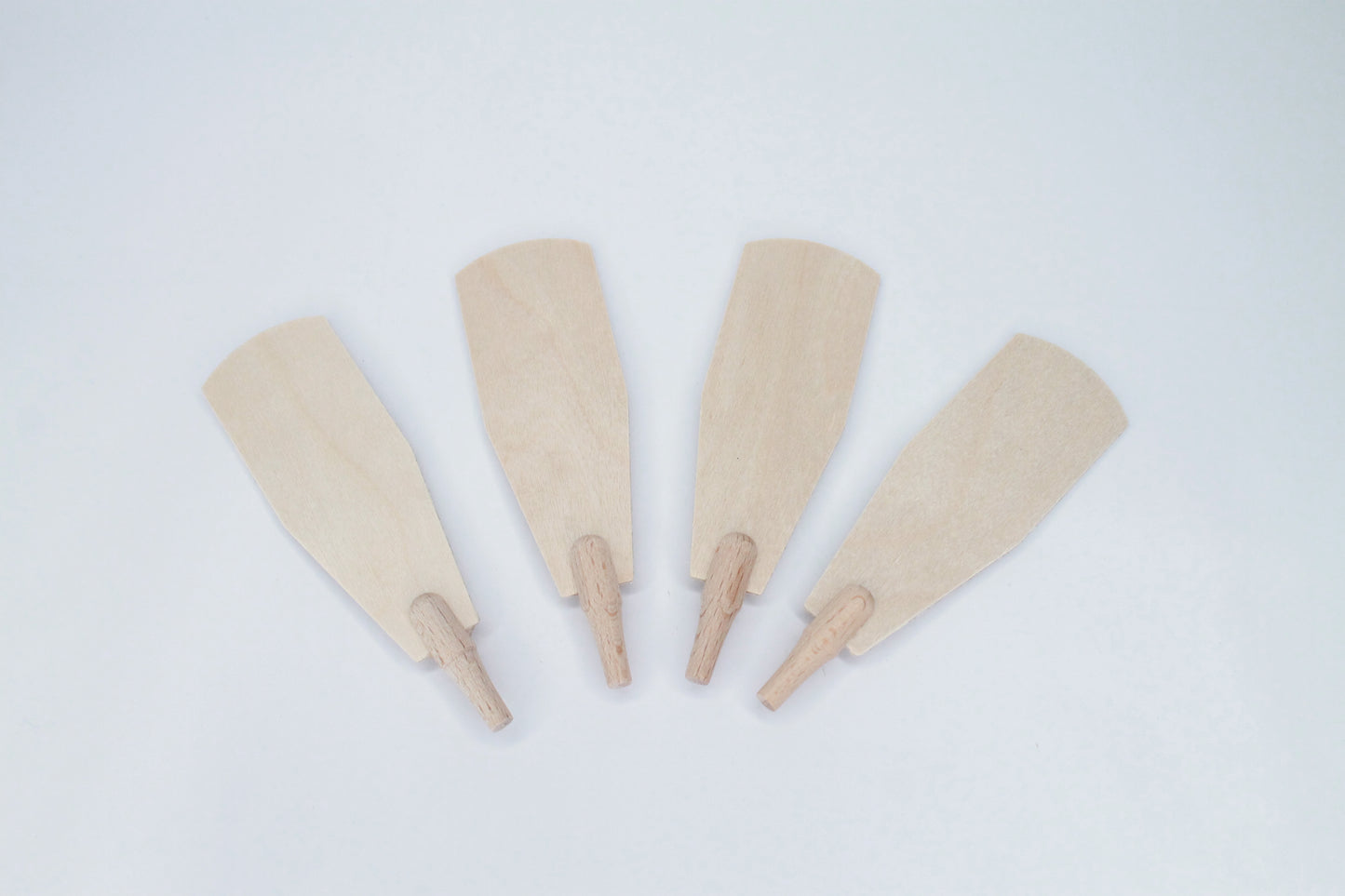 Pyramidenflügel Sperrholz inkl. 5mm Schaft - Blattlänge 82mm