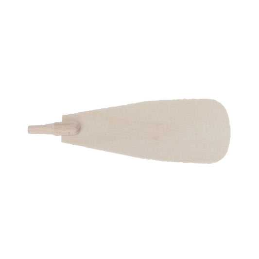 Pyramidenflügel Sperrholz inkl. 5mm Schaft - Blattlänge 100mm