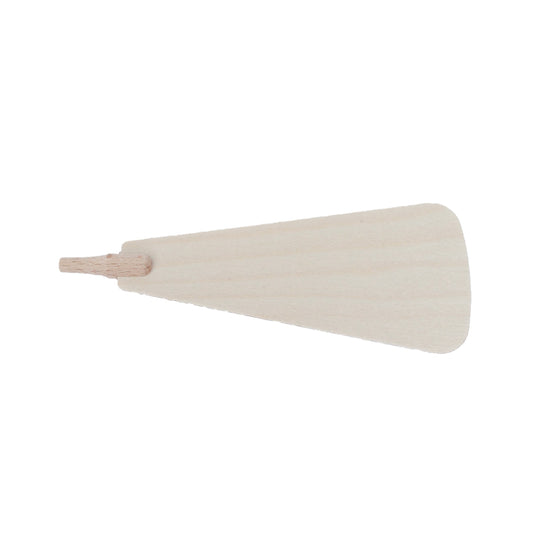 Pyramidenflügel Sperrholz inkl. 5mm Schaft - Blattlänge 120mm