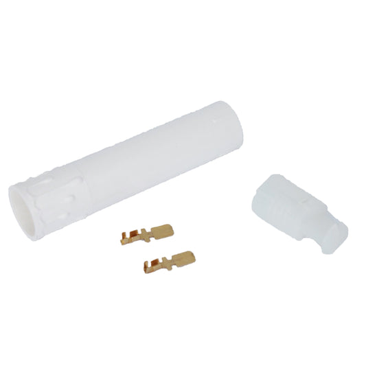 Fassung Plastschaft Set E10 - weiß