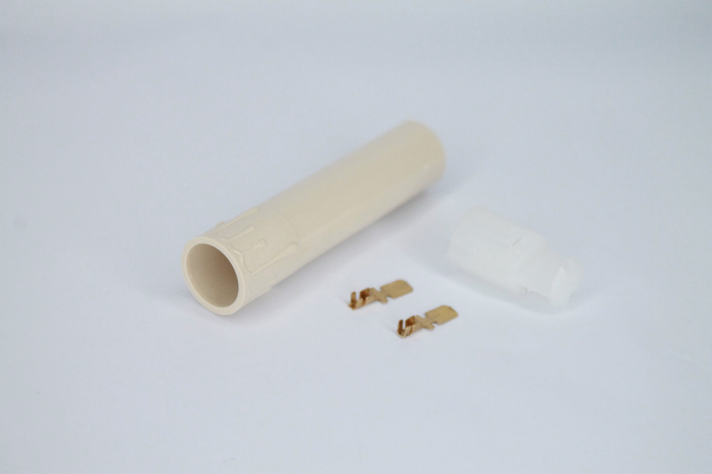 Fassung Plasteschaft Set E10 - beige