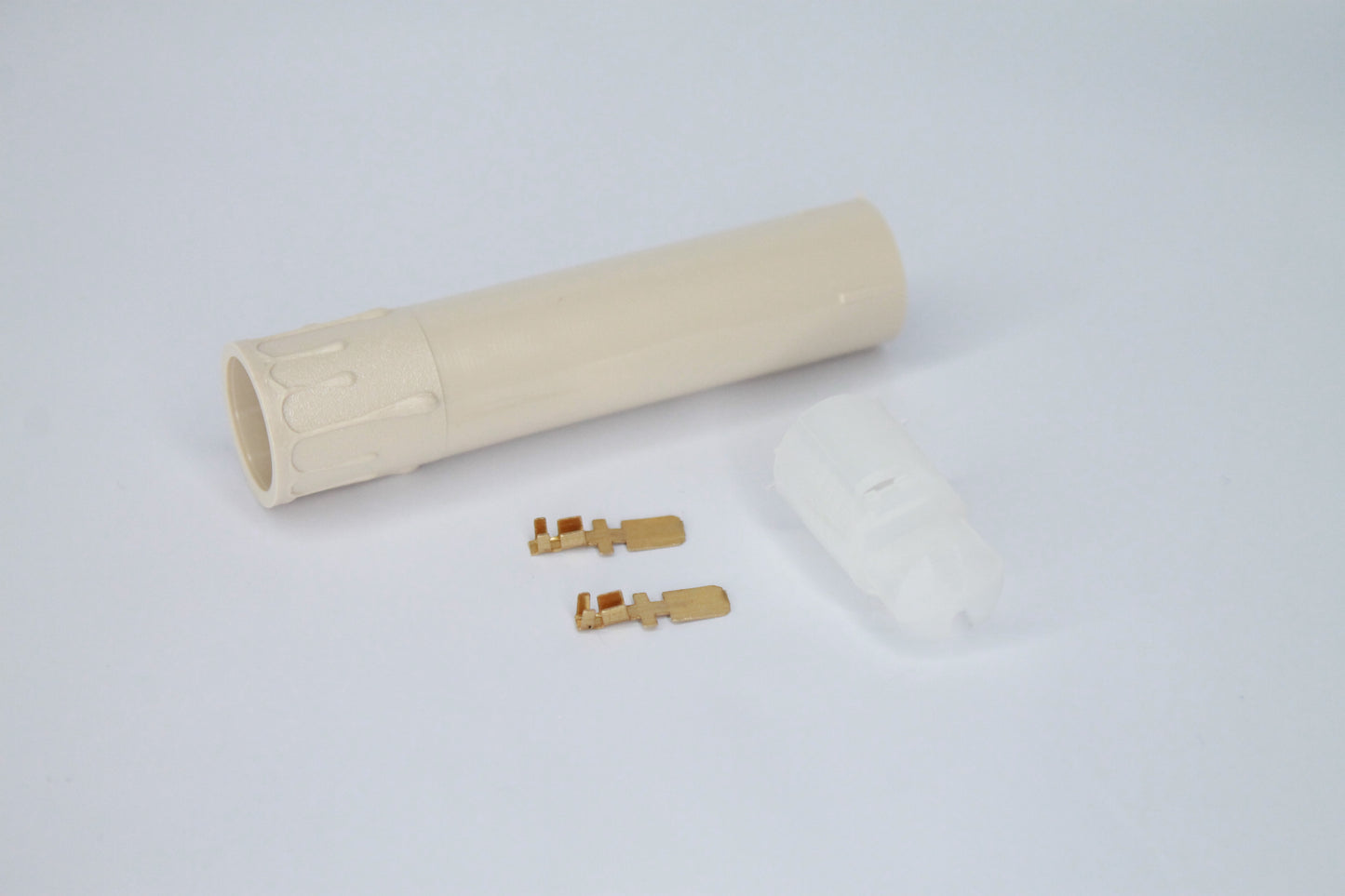 Fassung Plasteschaft Set E10 - beige