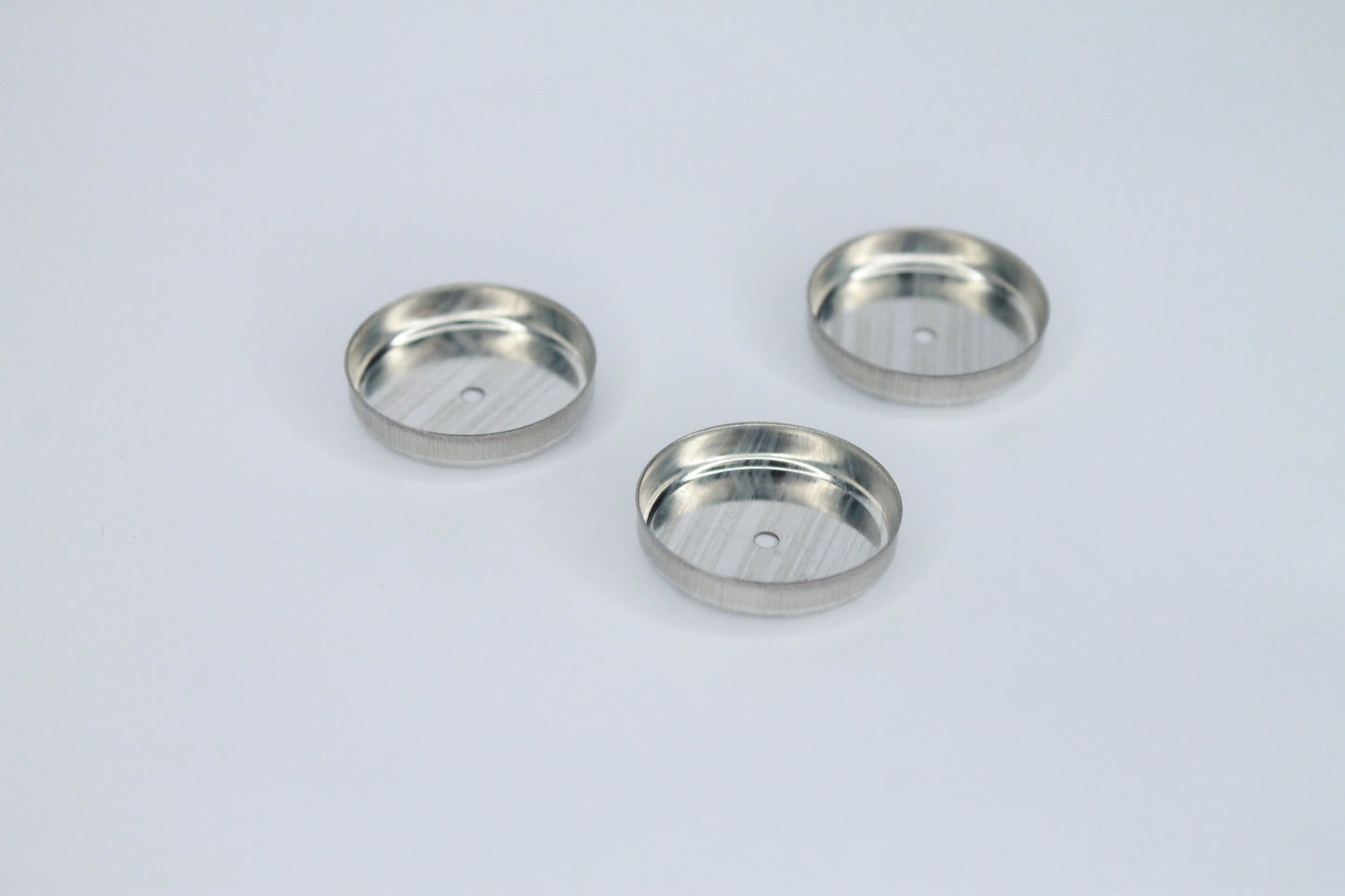 Räucherkerzenunterblech mit Loch - Größe Ø 22mm