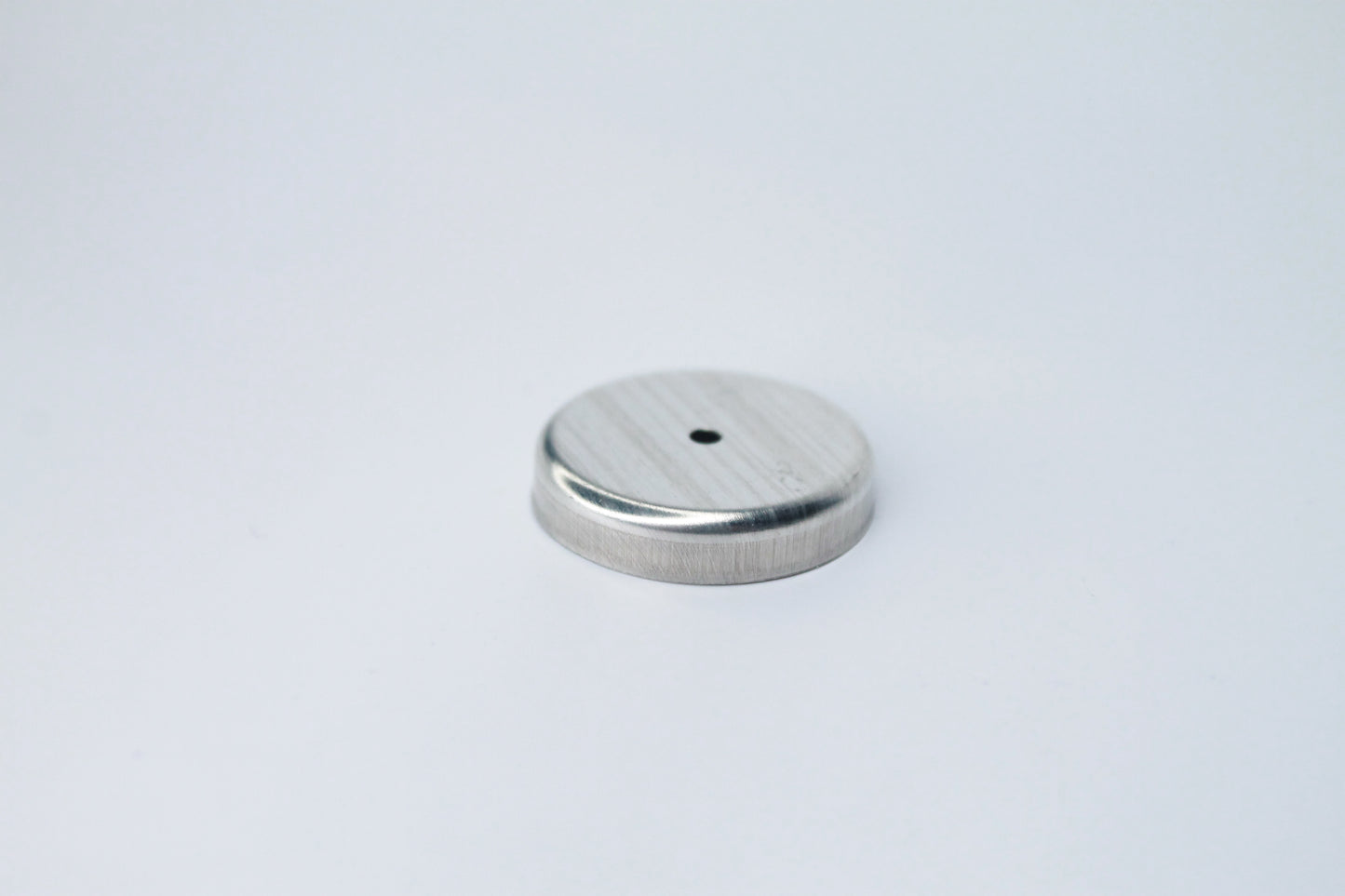 Räucherkerzenunterblech mit Loch - Größe Ø 22mm