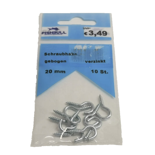 Schraubhaken klein offen - 10er Set