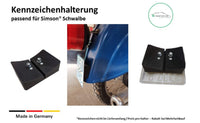 Kennzeichenhalterung passend für Simson Schwalbe