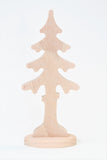 4er-Set Bäume "Tanne" Hartholz unbehandelt - verschiedene Größen