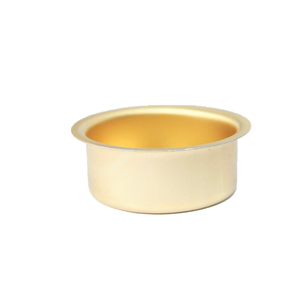 Teelicht Blecheinsatz / Kerzentülle / Lichtertülle Messing - Größe Ø 40mm H 18mm